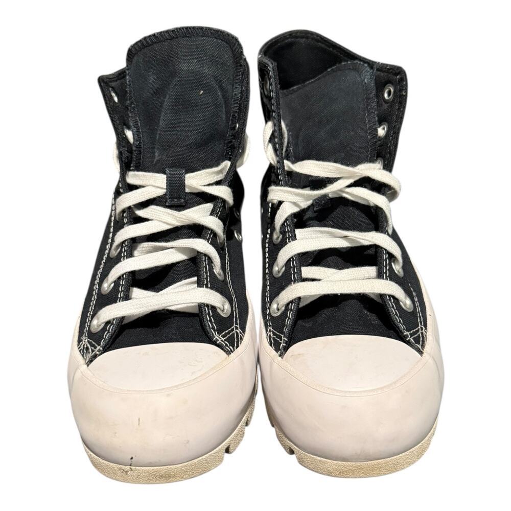 Converse Run Star Hike Platform High Top Black White Lug Sole Sneakers Women’s 8 - Picture 4 of 9